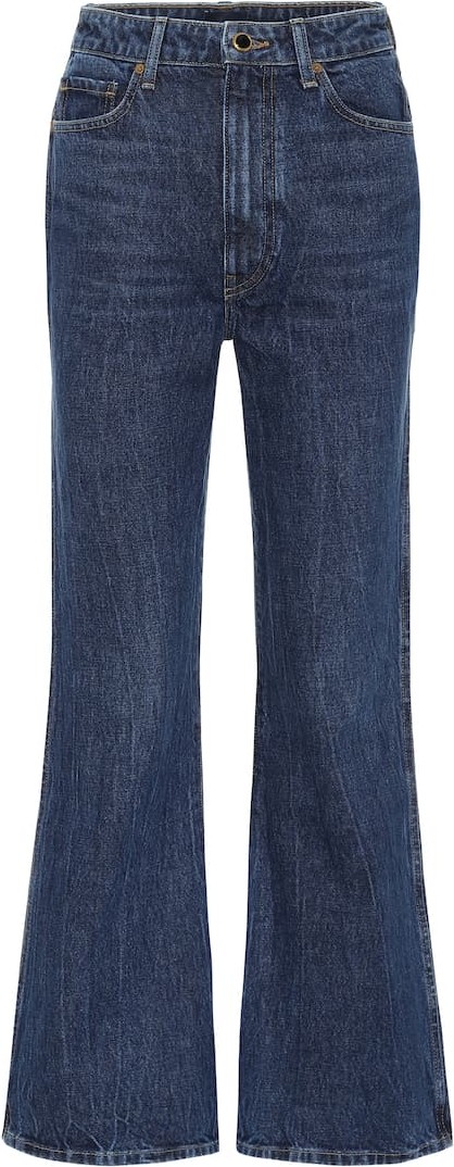 Khaite Gabbie high-rise flared jeans