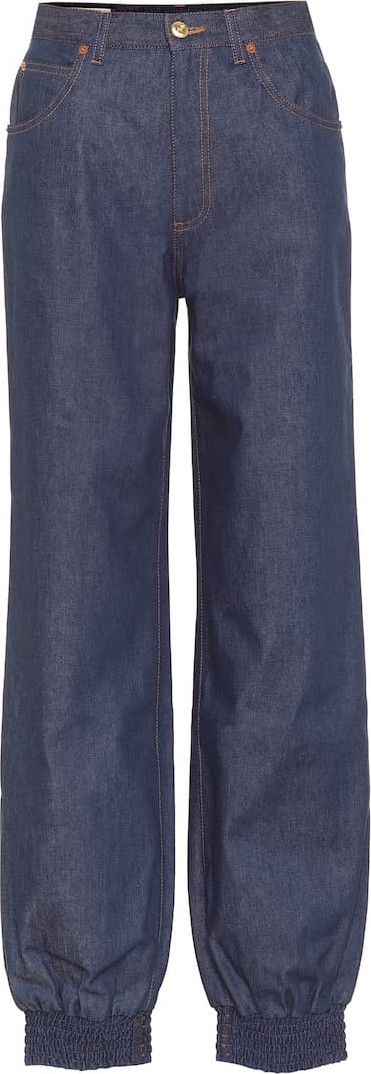 Gucci High-rise wide-leg jeans