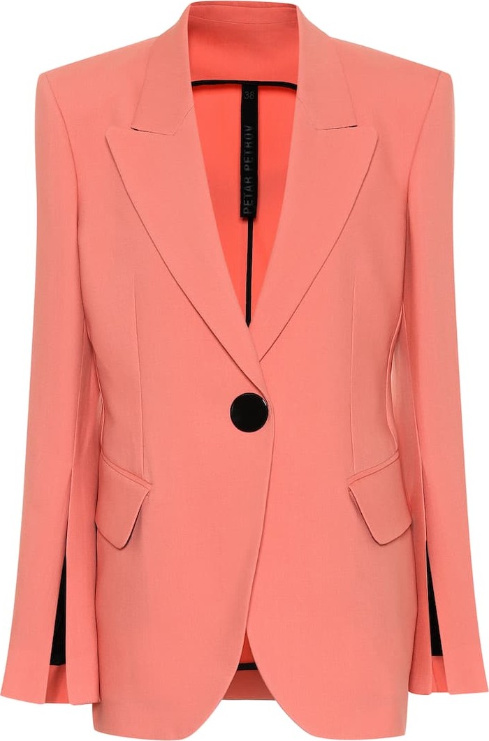 Petar Petrov Jovan wool and silk blazer