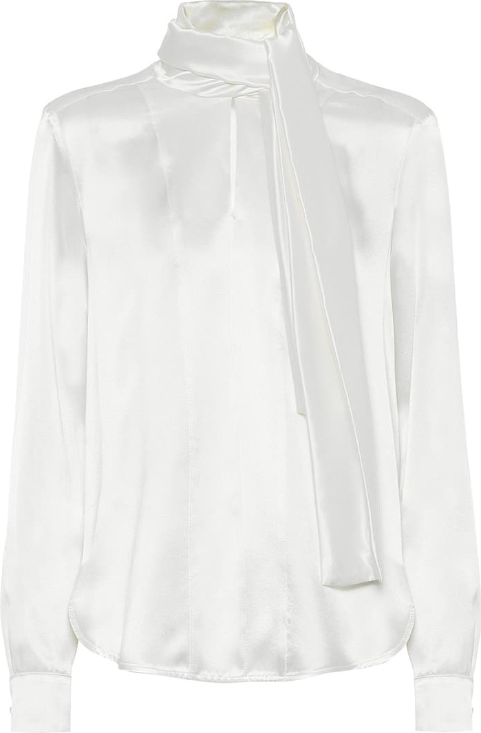 Max Mara Salita silk-satin blouse