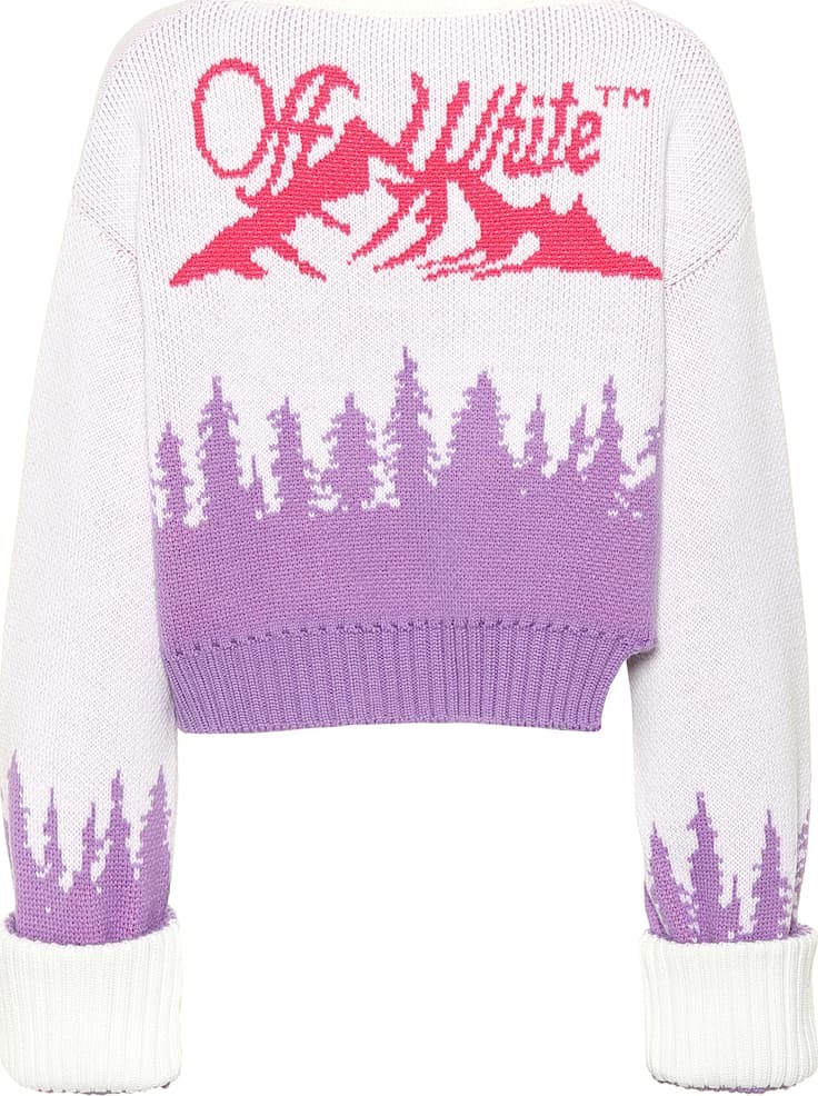 Off White Exclusive to Mytheresa – intarsia wool sweater