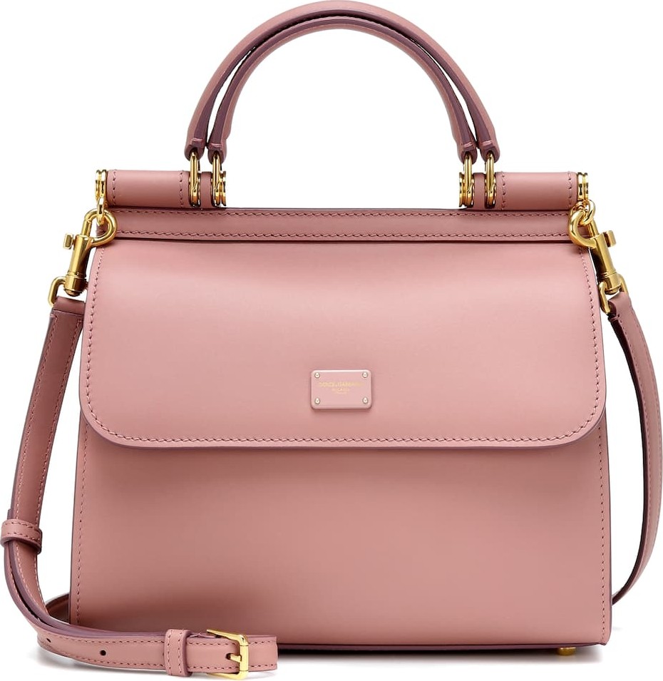 Dolce & Gabbana Sicily Small 58 leather shoulder bag