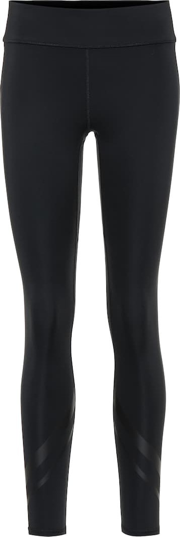 Tory Sport Chevron side-pocket leggings