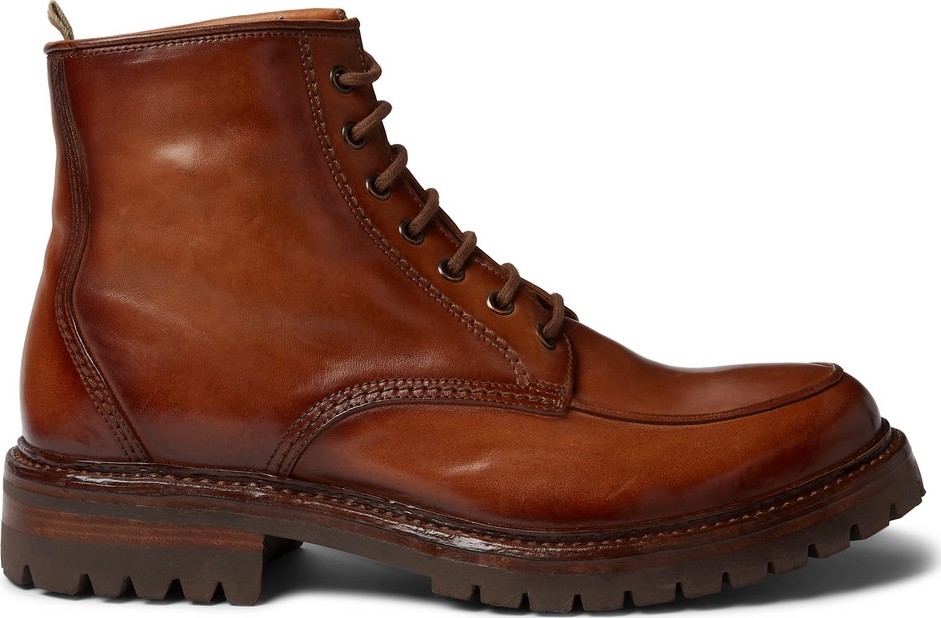 Officine Creative Manchester Burnished-Leather Boots Officine Creative Manchester Burnished-Leather Boots