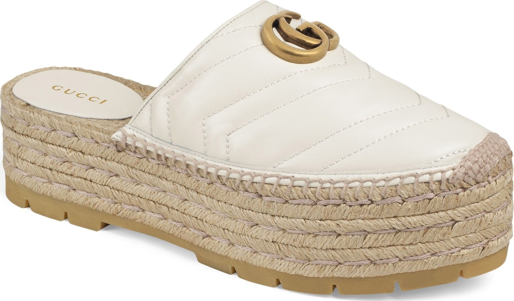 Gucci Pilar Platform Espadrille Mule