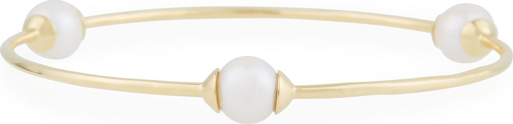 IPPOLITA 18K Gold Nova 3-Station Bangle Bracelet