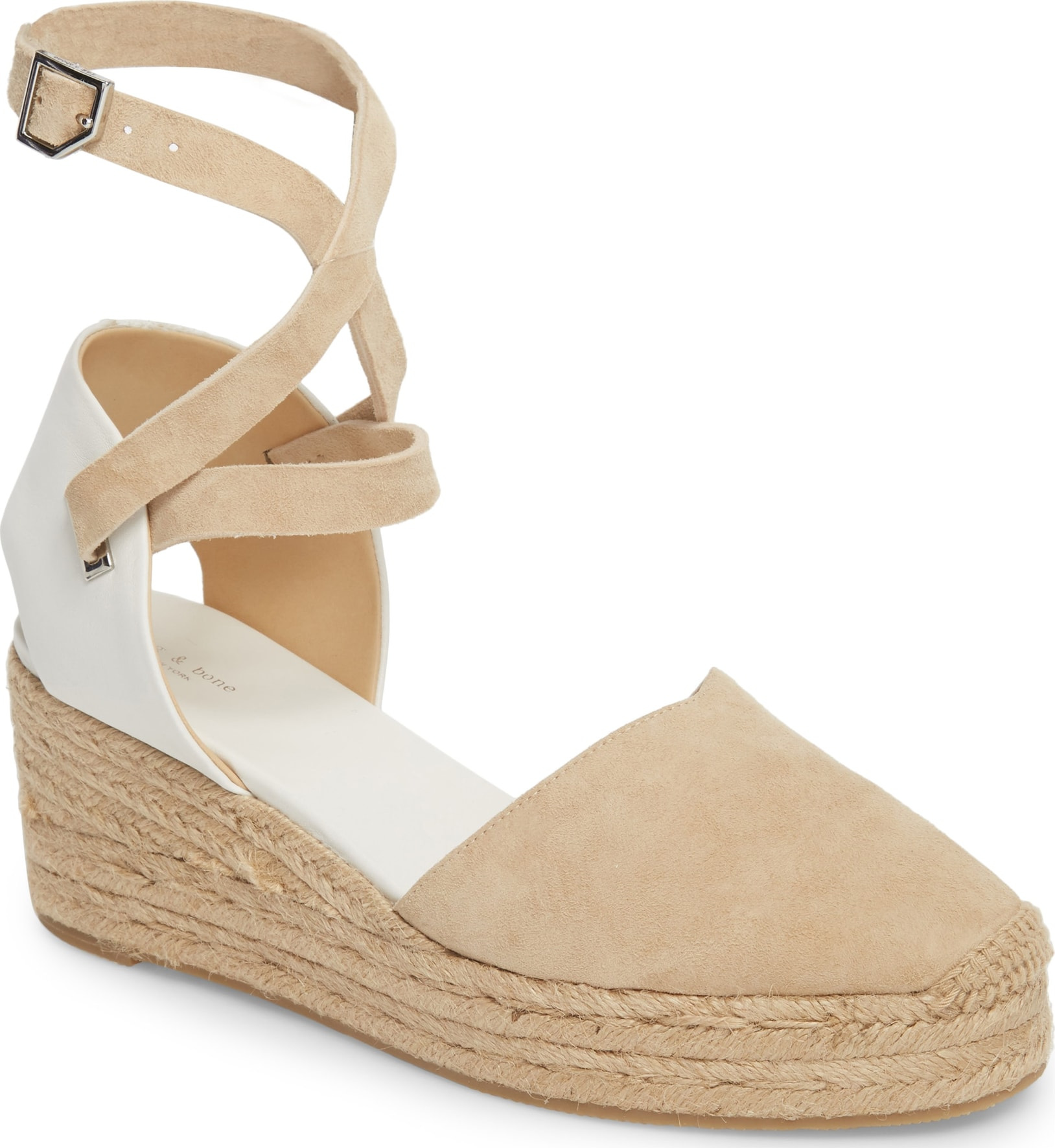 Rag & Bone Kea Ankle Strap Wedge Espadrille
