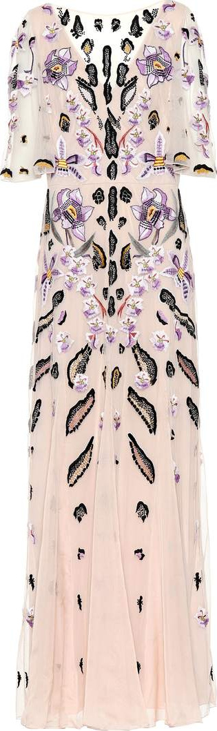 Temperley London Pardus embroidered gown