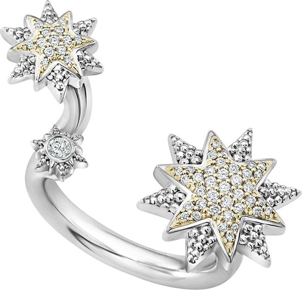 LAGOS North Star Between-Finger Ring