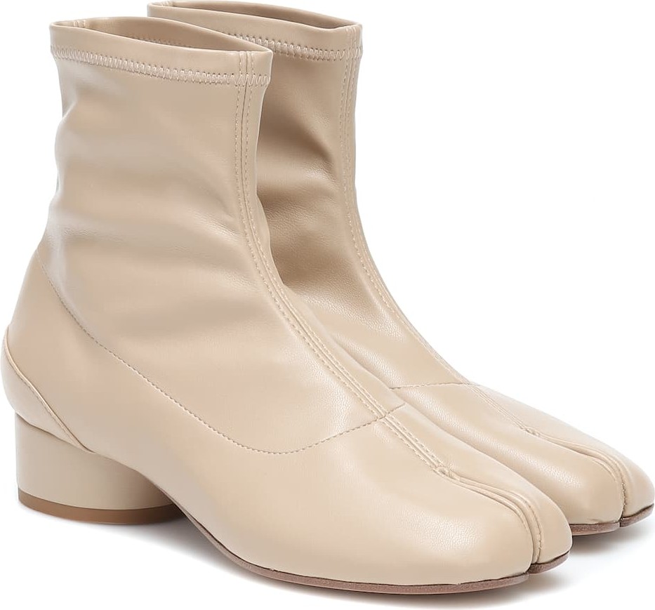 Maison Margiela Tabi leather ankle boots