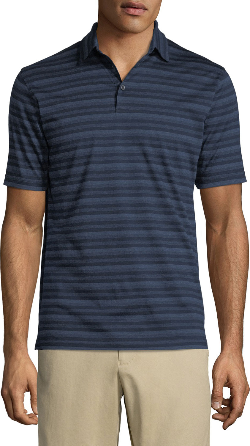 Peter Millar Men's Tides Striped Polo Shirt