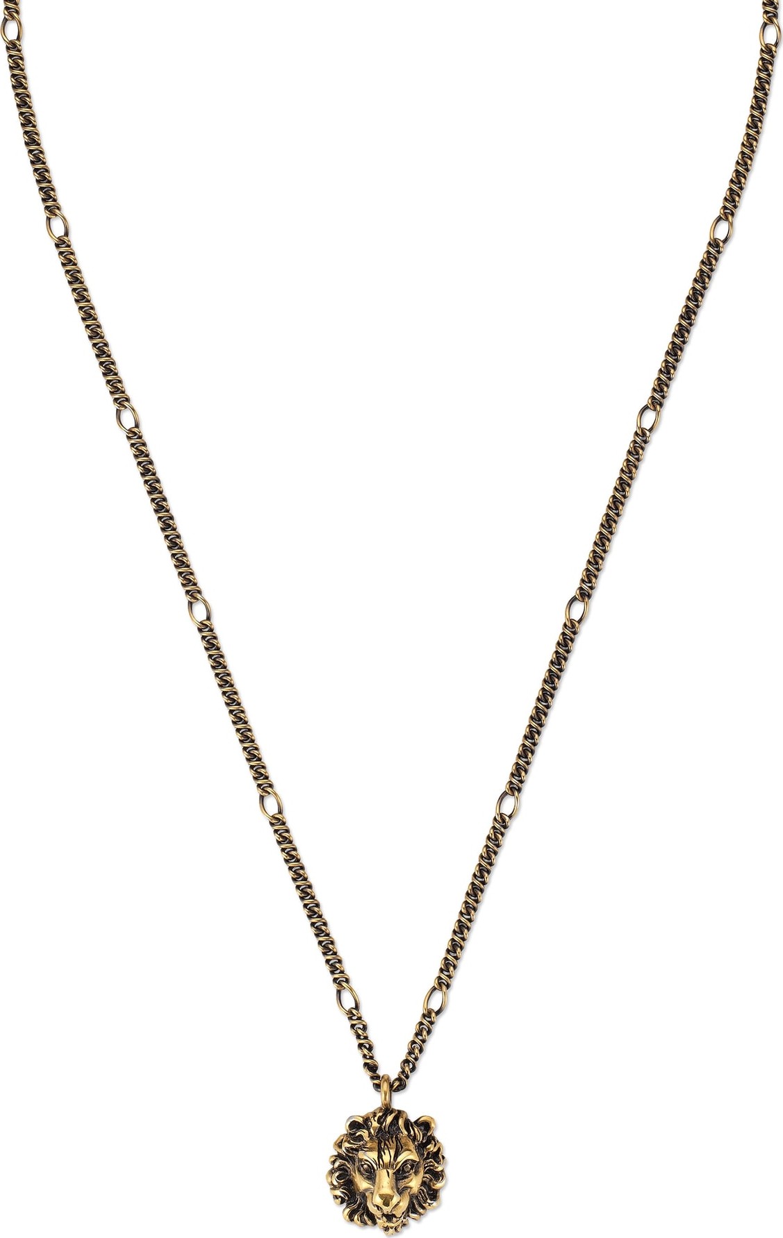 Gucci Lion Head Pendant Necklace