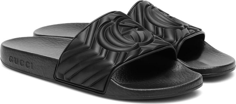 Gucci Embossed slides