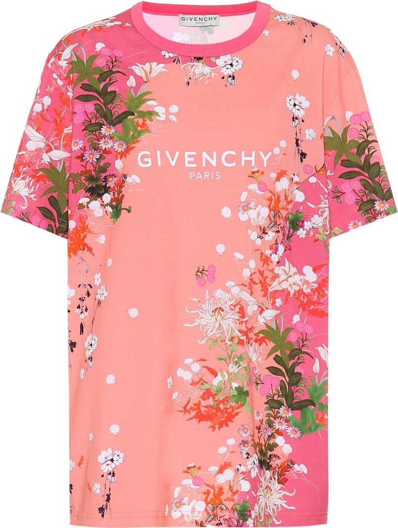 Givenchy Floral cotton-jersey T-shirt