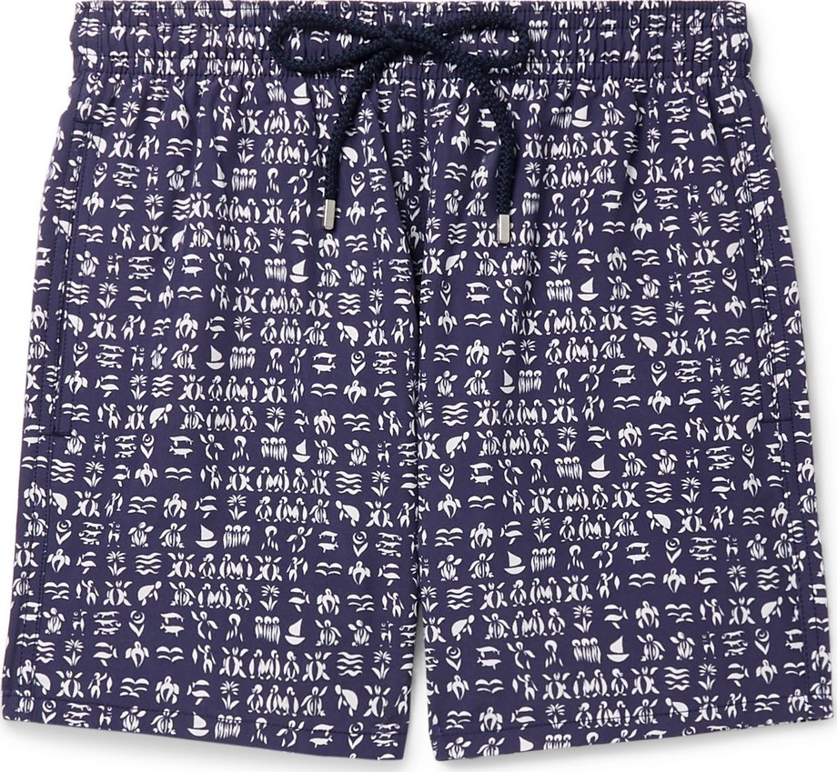 Vilebrequin Moorea Mid-Length Printed Swim Shorts