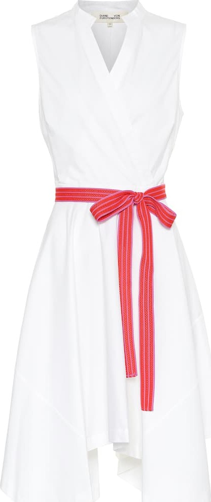 DIANE von FURSTENBERG Marlene cotton-poplin dress