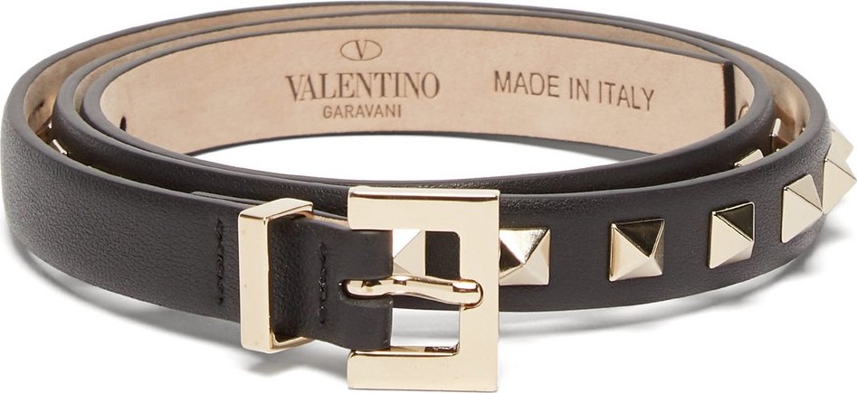 Valentino Rockstud leather belt