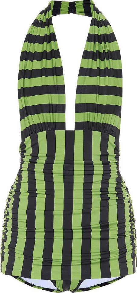 Norma Kamali Halter Bill one-piece swimsuit