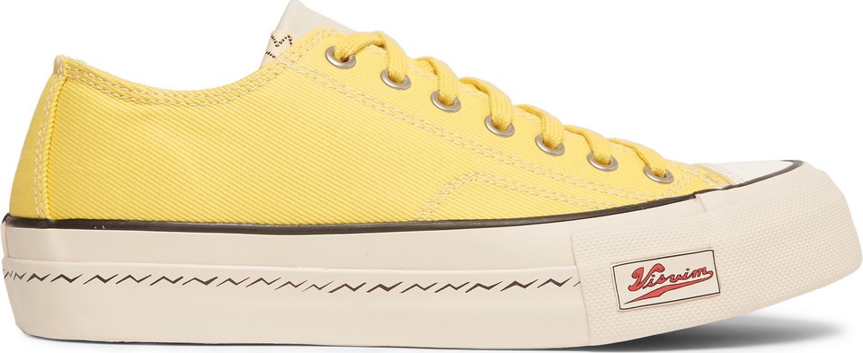 Visvim Skagway Leather-Trimmed Canvas Sneakers