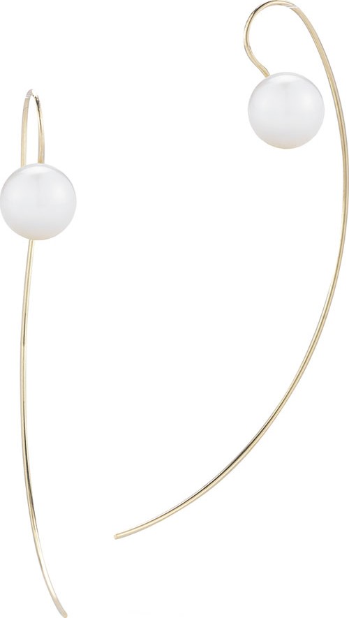 Mizuki Akoya Pearl Wire Earrings