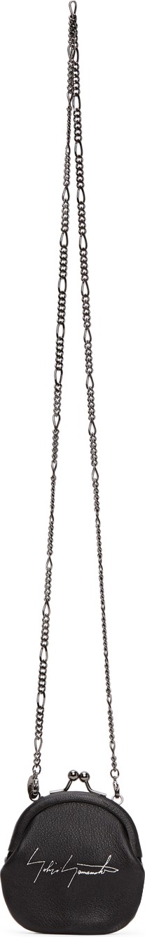 Yohji Yamamoto Black Mini Coin Pouch