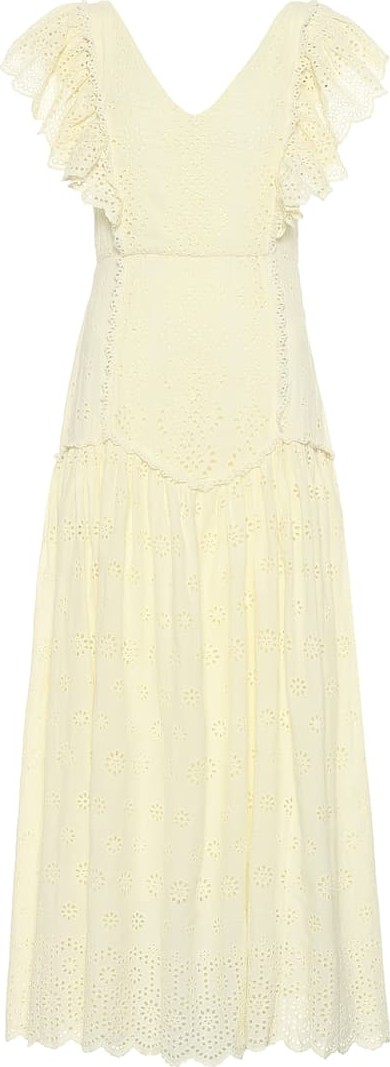 LOVESHACKFANCY Cressida cotton maxi dress