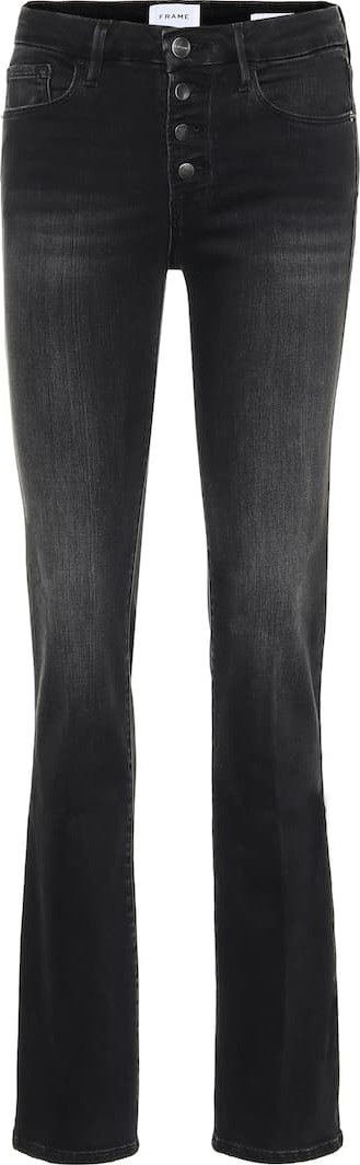 FRAME DENIM Le Mini Boot high-rise jeans