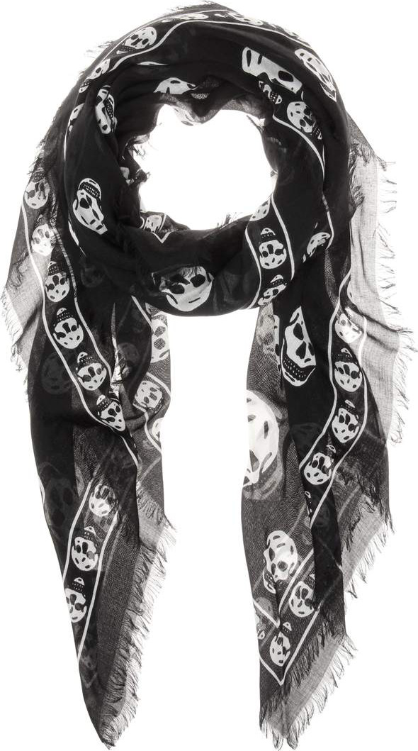 Alexander McQueen Skull-print scarf