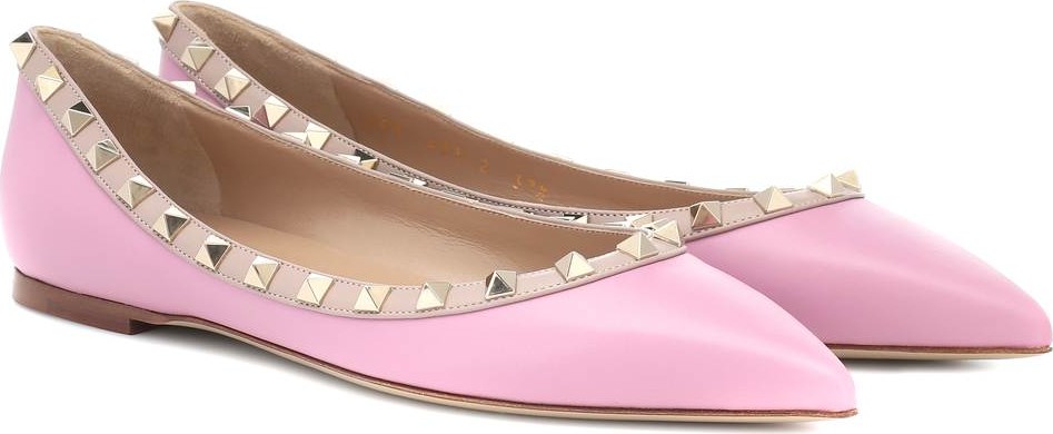 Valentino Valentino Garavani Rockstud leather ballet flats