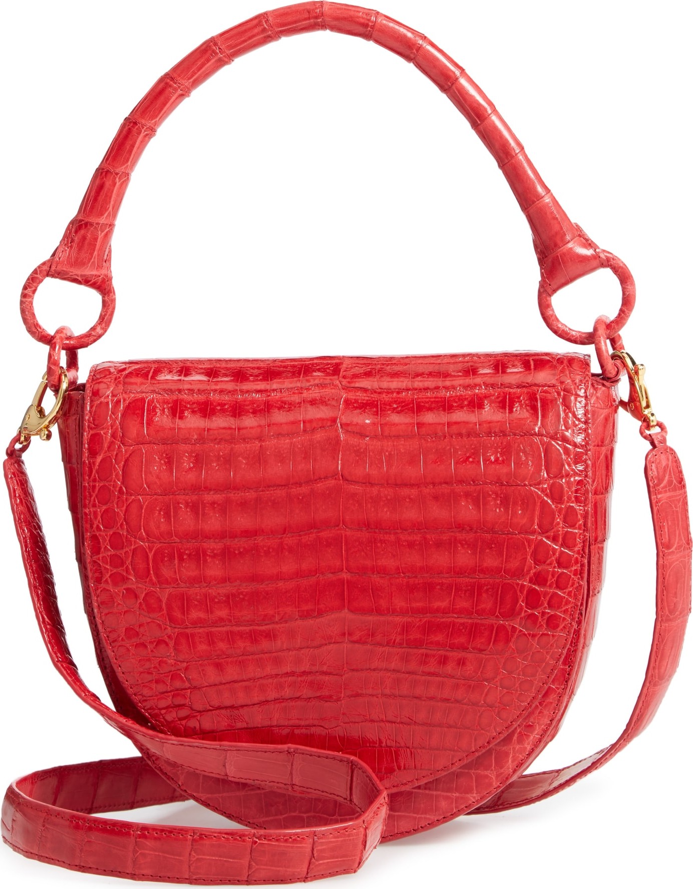 Nancy Gonzalez Small Teddy Crocodile Leather Crossbody Bag