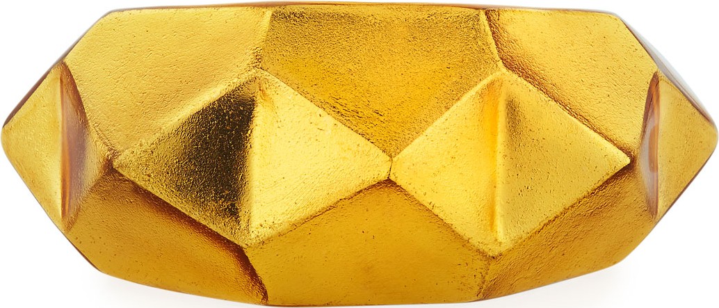 Viktoria Hayman Faceted Foil Bangle Bracelet