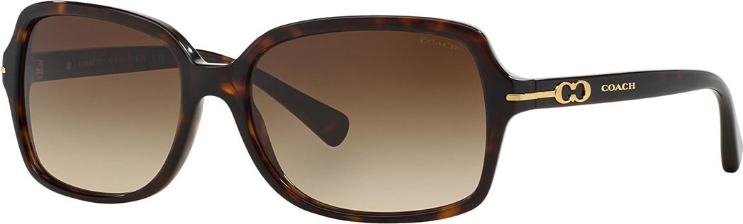COACH Rectangle Acetate Sunglasses