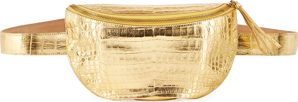 Nancy Gonzalez Linda Metallic Evening Clutch/Belt Bag