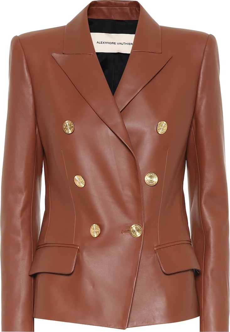 Alexandre Vauthier Leather blazer