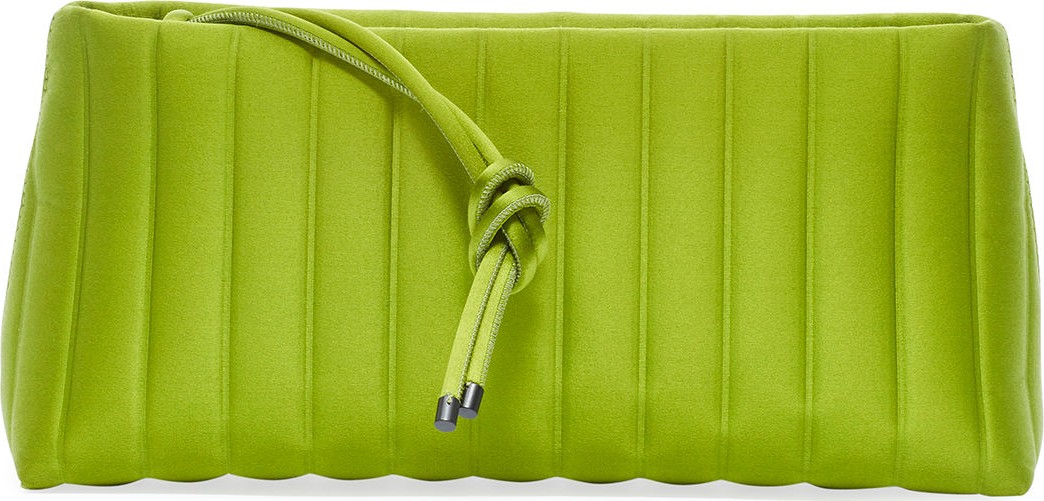 Dries Van Noten Quilted Satin Clutch Bag