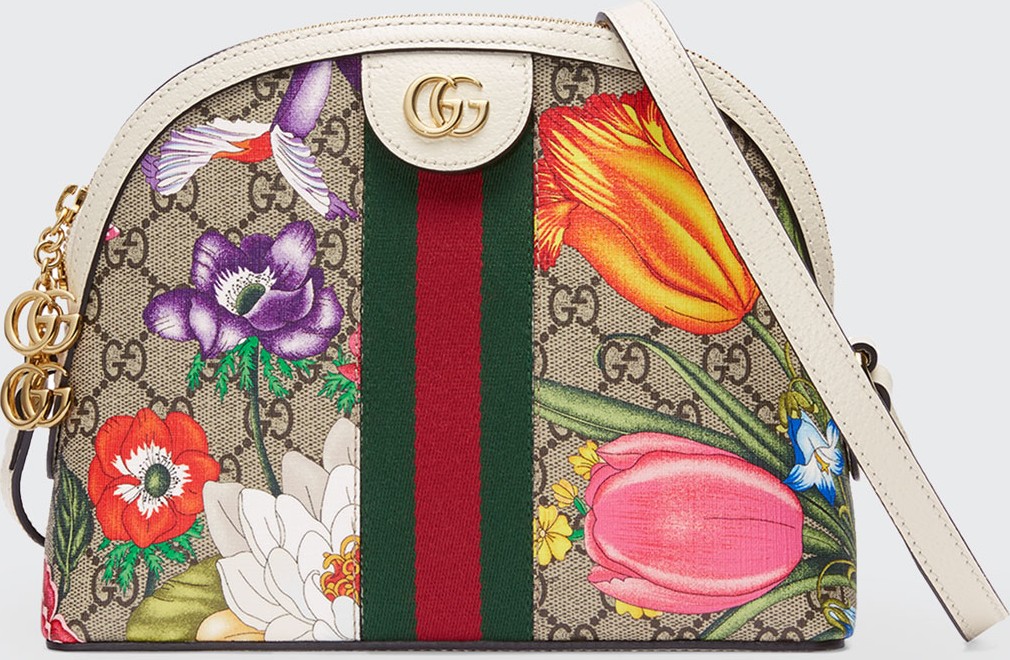 Gucci Ophidia Small GG Flora Shoulder Bag