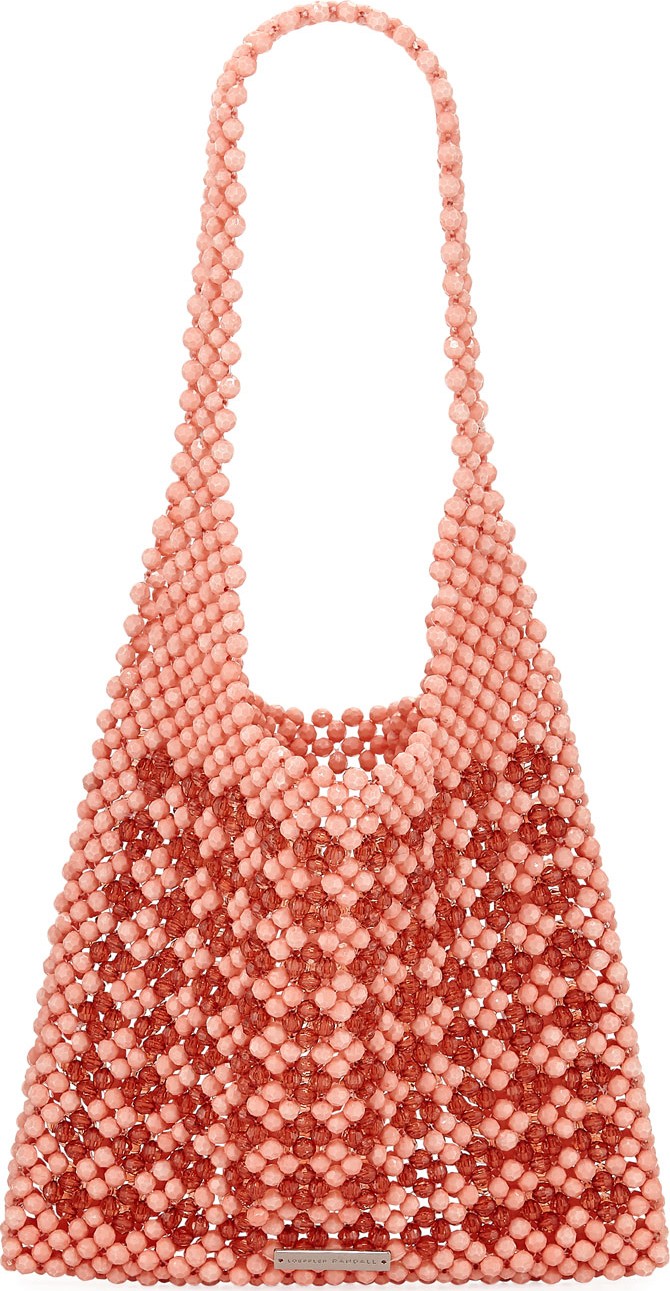 Loeffler Randall Charlie Mini Beaded Hobo Bag