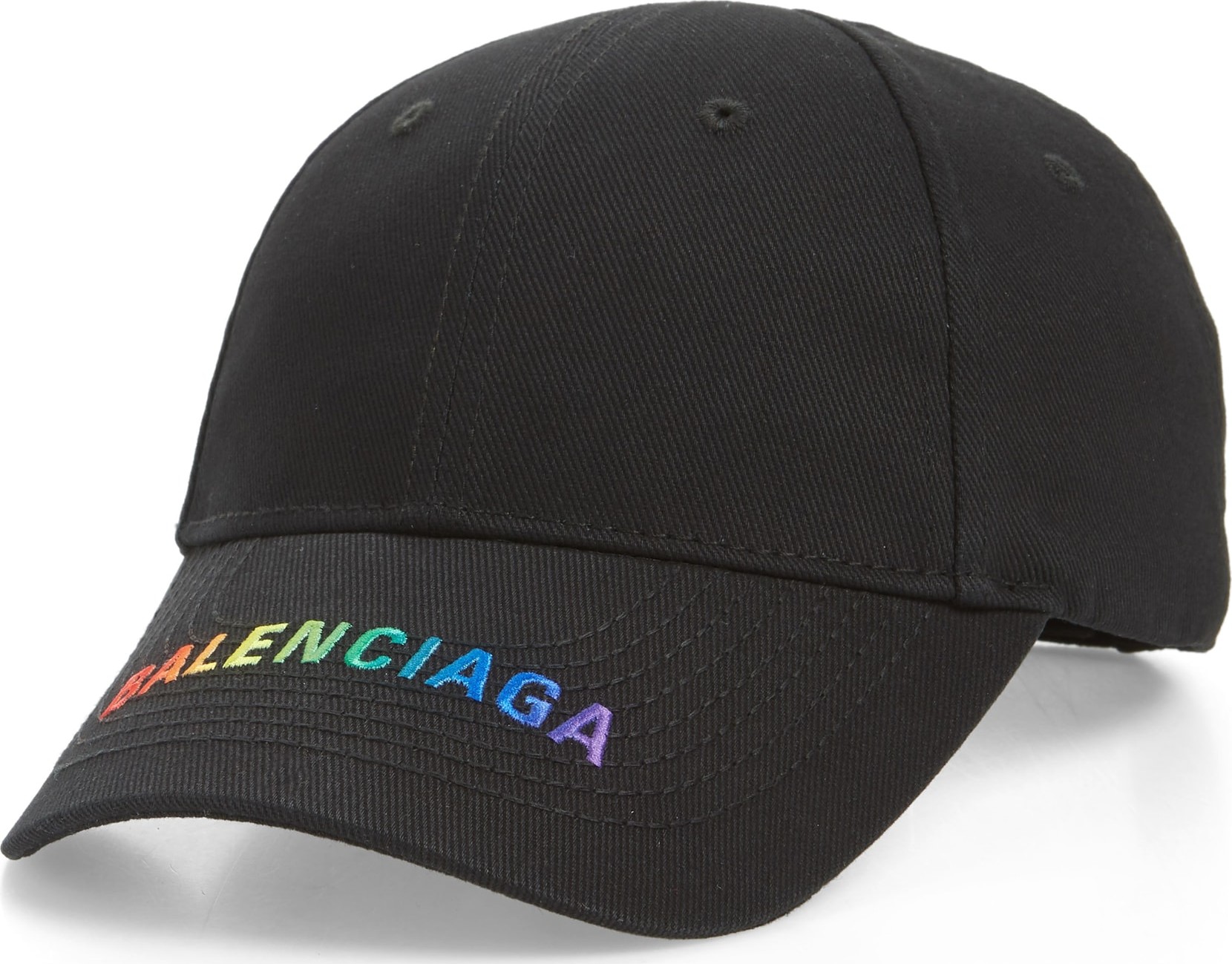 Balenciaga Rainbow Logo Baseball Cap