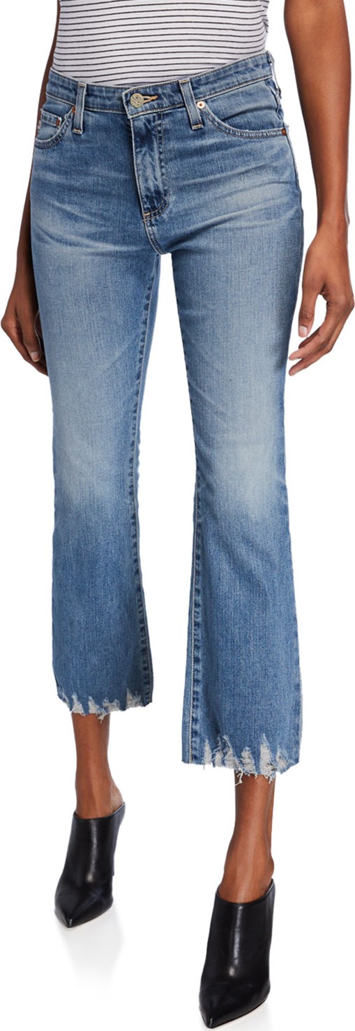 AG Jeans The Jodi High-Rise Flare Crop Jeans