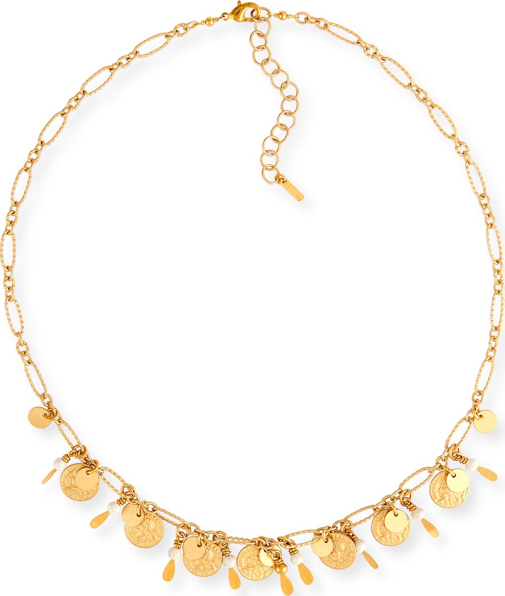 Chan Luu White Magnesite Adjustable Necklace