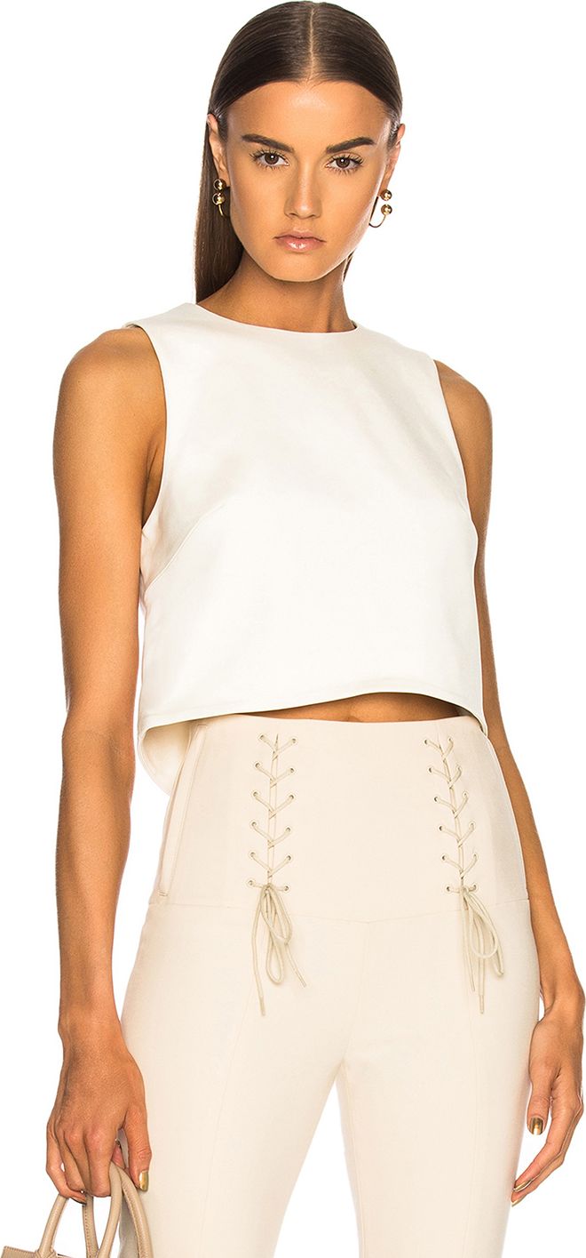 Tibi Sleeveless Crop Top