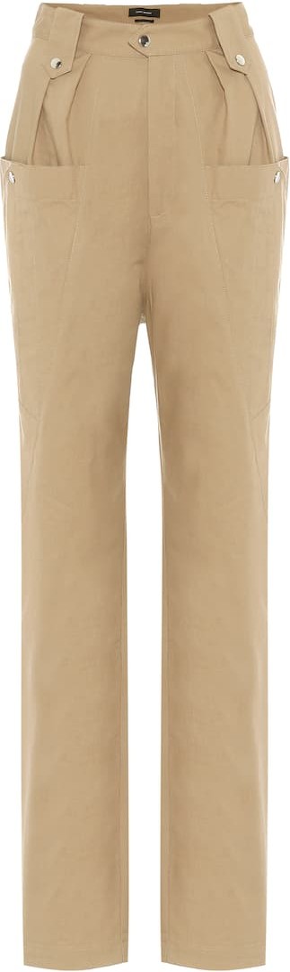 Isabel Marant Yerris high-rise straight pants