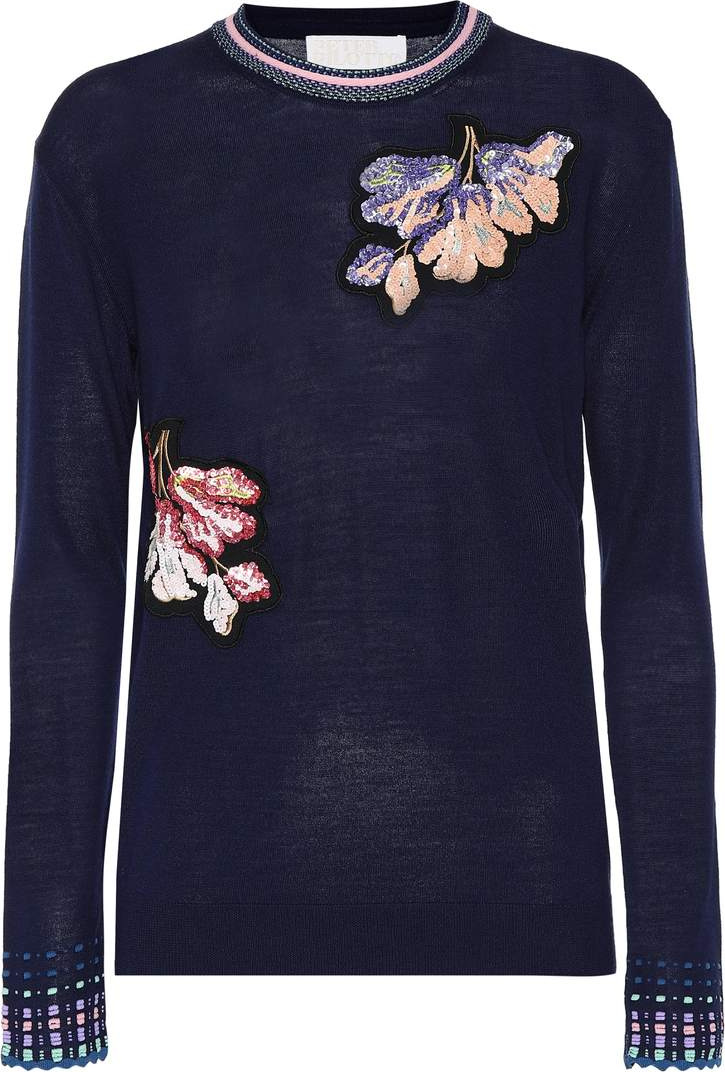 Peter Pilotto Embroidered wool sweater