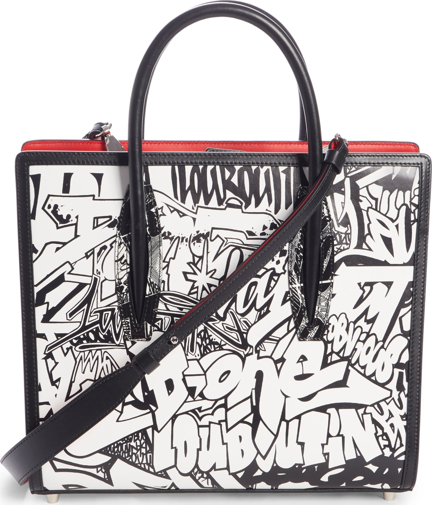 Christian Louboutin Medium Paloma Paris Leather Tote