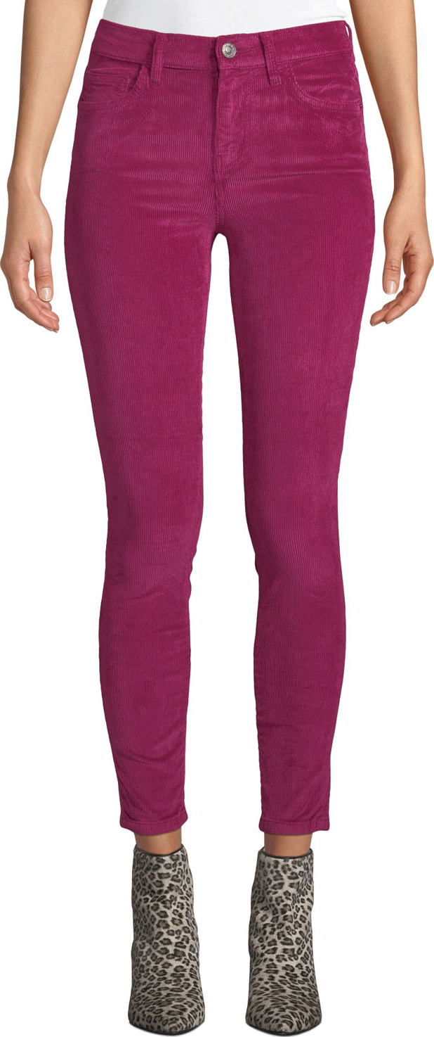 Current/Elliott The High Waist Stiletto Ankle Corduroy Jeans
