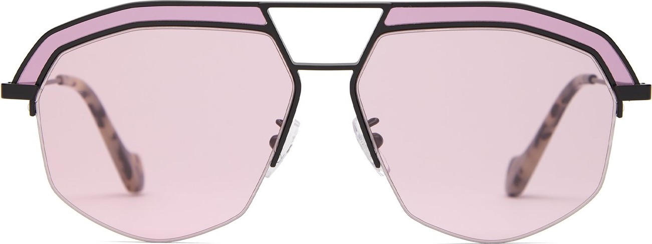 LOEWE Geometric aviator sunglasses