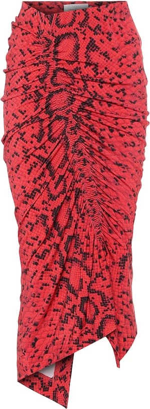 Preen Yadinna printed midi skirt