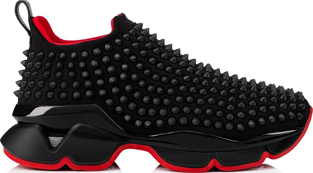 Christian Louboutin Spike Sock Donna Red Sole Sneakers