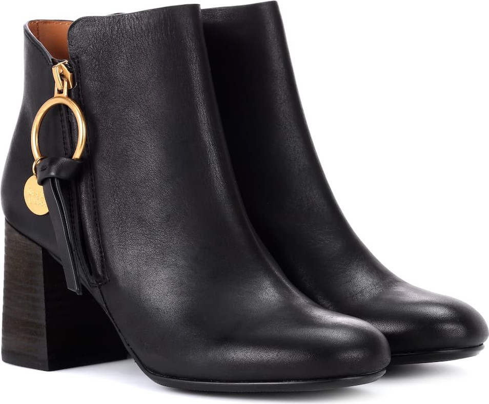 See By Chloé Leather ankle boots