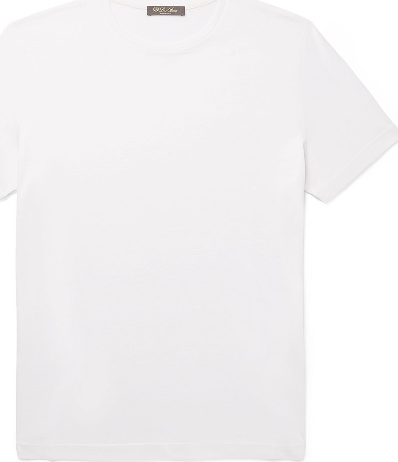 Loro Piana Silk and Cotton-Blend T-Shirt